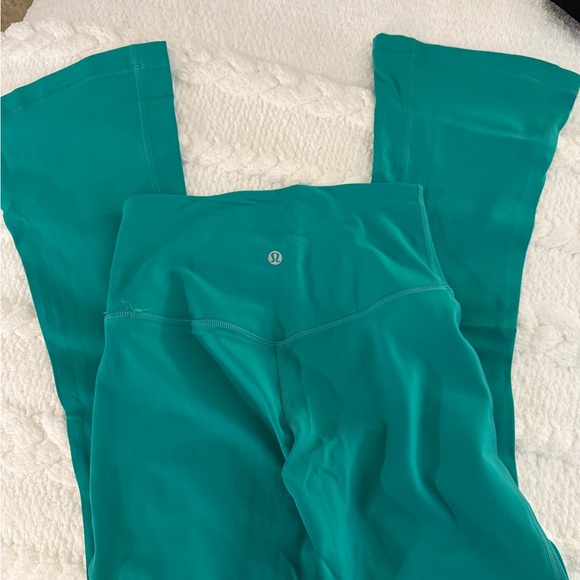 Lululemon Athletica Teal Flare Pant - Picture 5 of 5